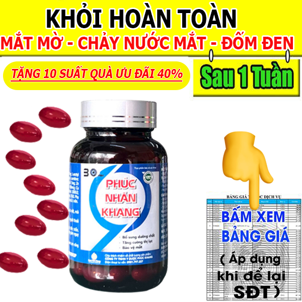 VlÊN MẮT SÁNG SỐ 1 VN - Phúc Nhãn Khang chính hãng 100%