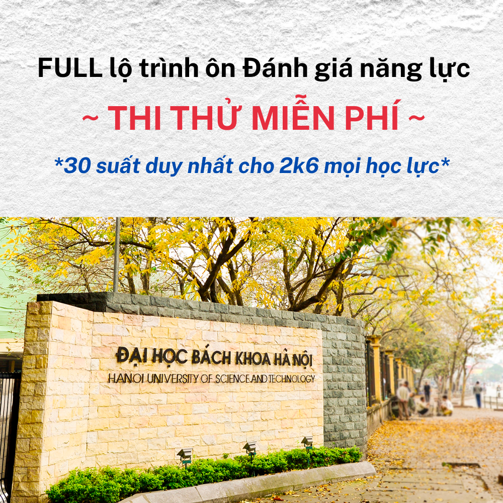 Ôn thi ĐGNL HCM - Quyết tâm 900+