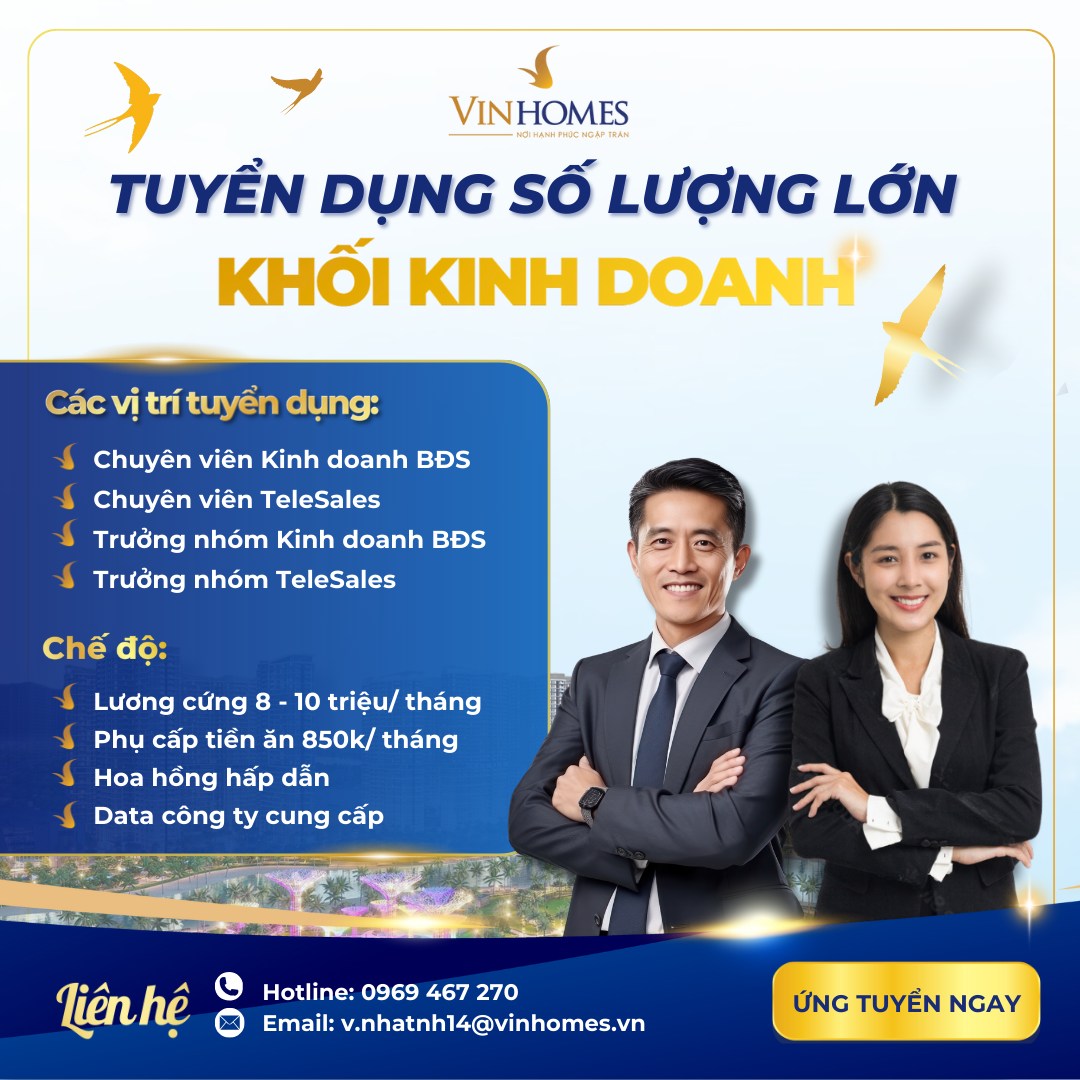 Tuyển dụng Vinhomes