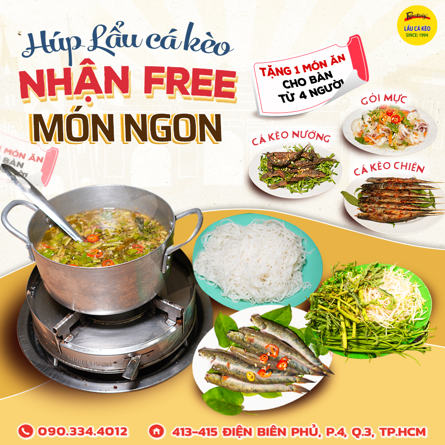 Rau Đắng lẩu cá kèo