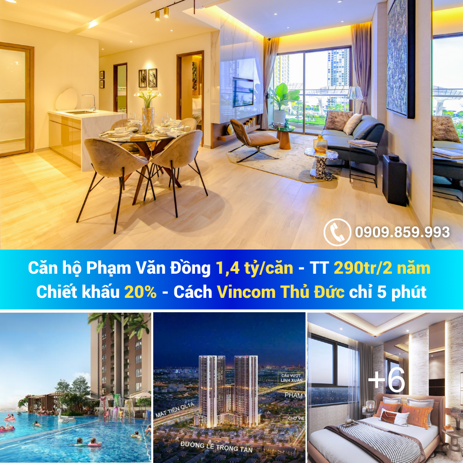 Căn hộ Picity Sky Park - Phạm Văn Đồng - Giá tốt