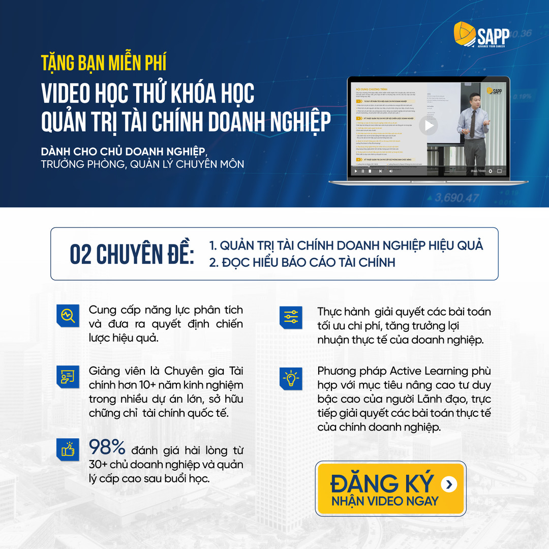 SAPP Academy - Học viện đào tạo Quản trị Tài chính & Doanh nghiệp