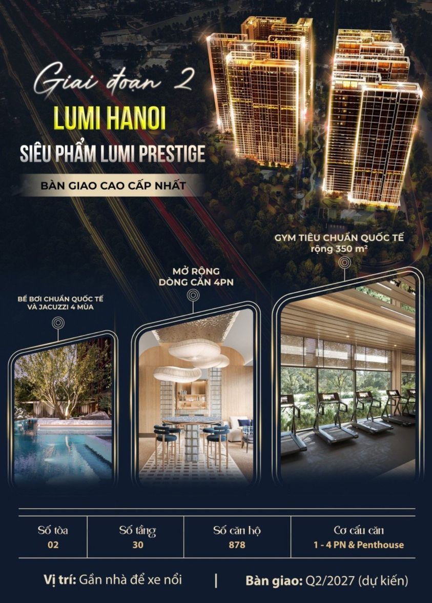 Lumi Hanoi luxury apartment - CapitaLand Vietnam