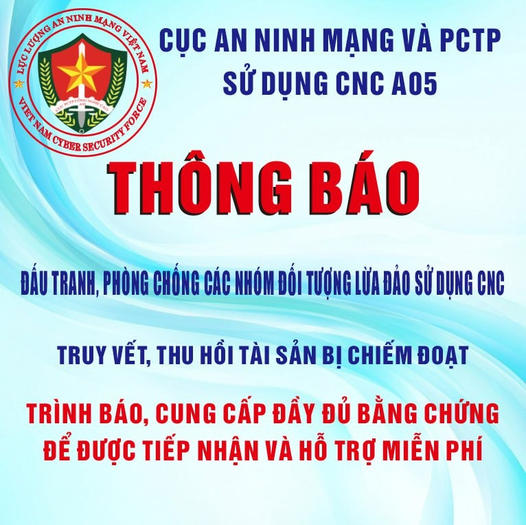 Phòng An Ninh Mạng & PCTP Sử Dụng CNC