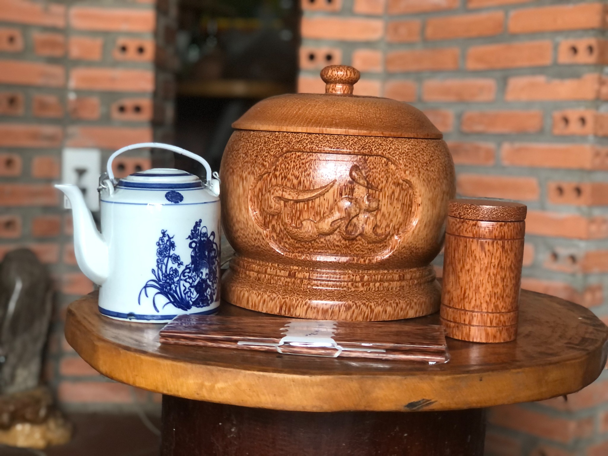 Bình giữ nhiệt gỗ dừa - Sangthinhfarm