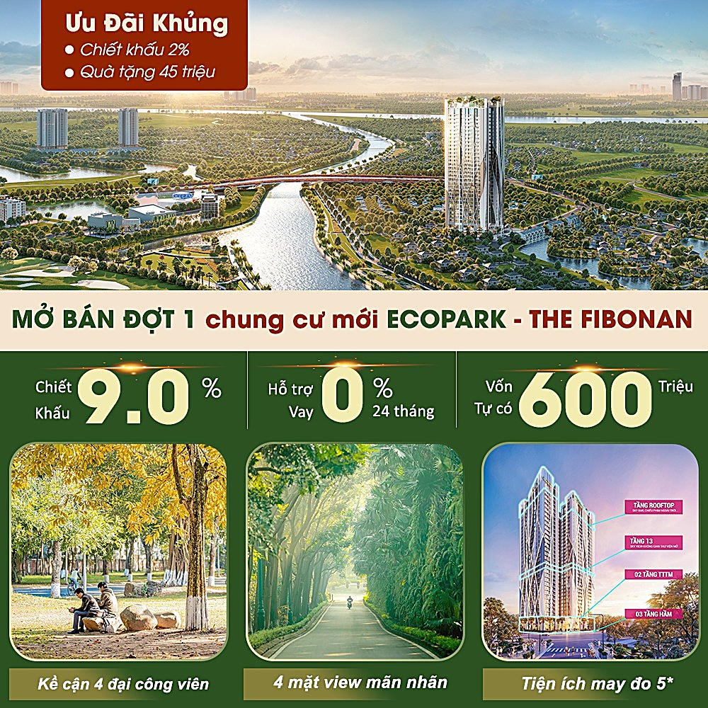 The Fibonan - Chung cư cao cấp Ecopark