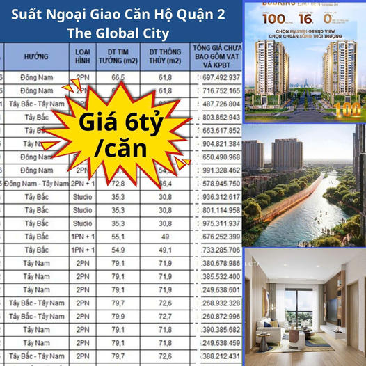 Căn hộ The Global City Quận 2