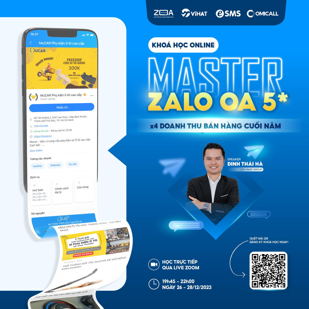 ZOA.vn - Dịch Vụ Triển Khai Zalo OA Chuẩn 5 Sao Cho Doanh Nghiệp