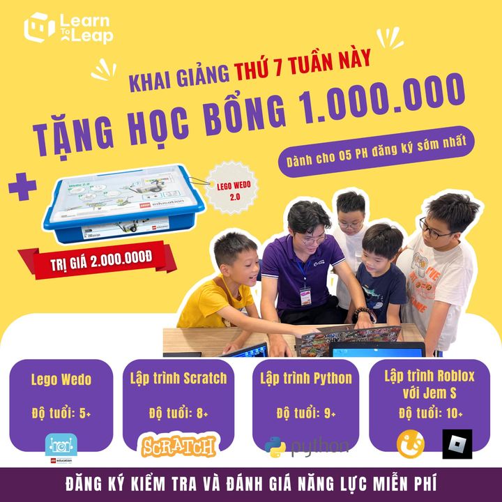 Learn to Leap - Giáo dục STEAM và kỹ năng công dân toàn cầu