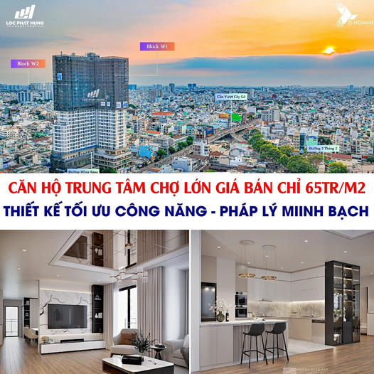 Căn Hộ D-Homme Trung tâm Chợ Lớn HCM