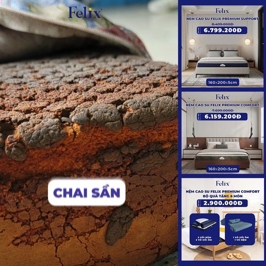 Felix - Nệm cao su thiên nhiên