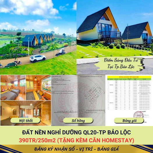 Dự Án Đất Nền Nghỉ Dưỡng TP Bảo Lộc - Lâm Đồng