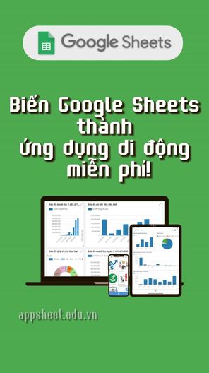 Dịch vụ thiết kế phần mềm quản lý giá rẻ từ Google Sheet