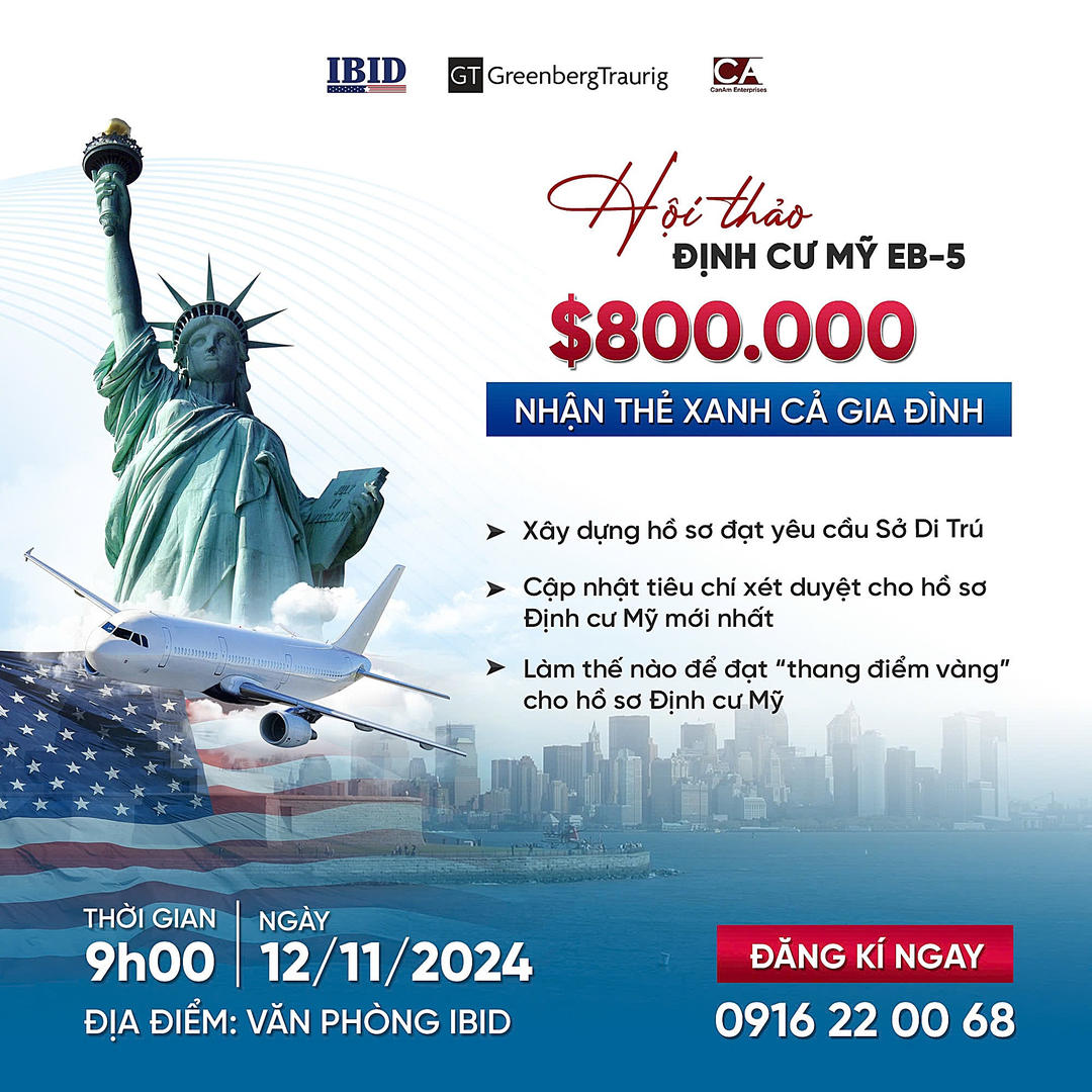 IBID - Tư vấn đầu tư định cư Mỹ, Châu Âu, Canada, Caribbean