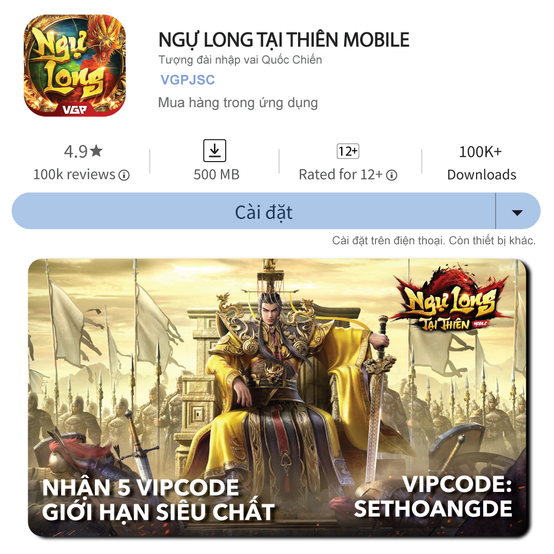 Ngự Long Tại Thiên Mobile - VGP