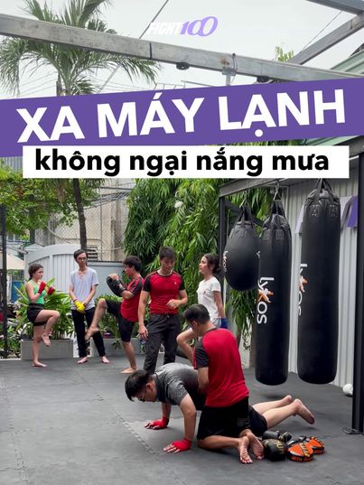 Fight100 Club - Đốt Mỡ Nhanh Với Kick-Boxing