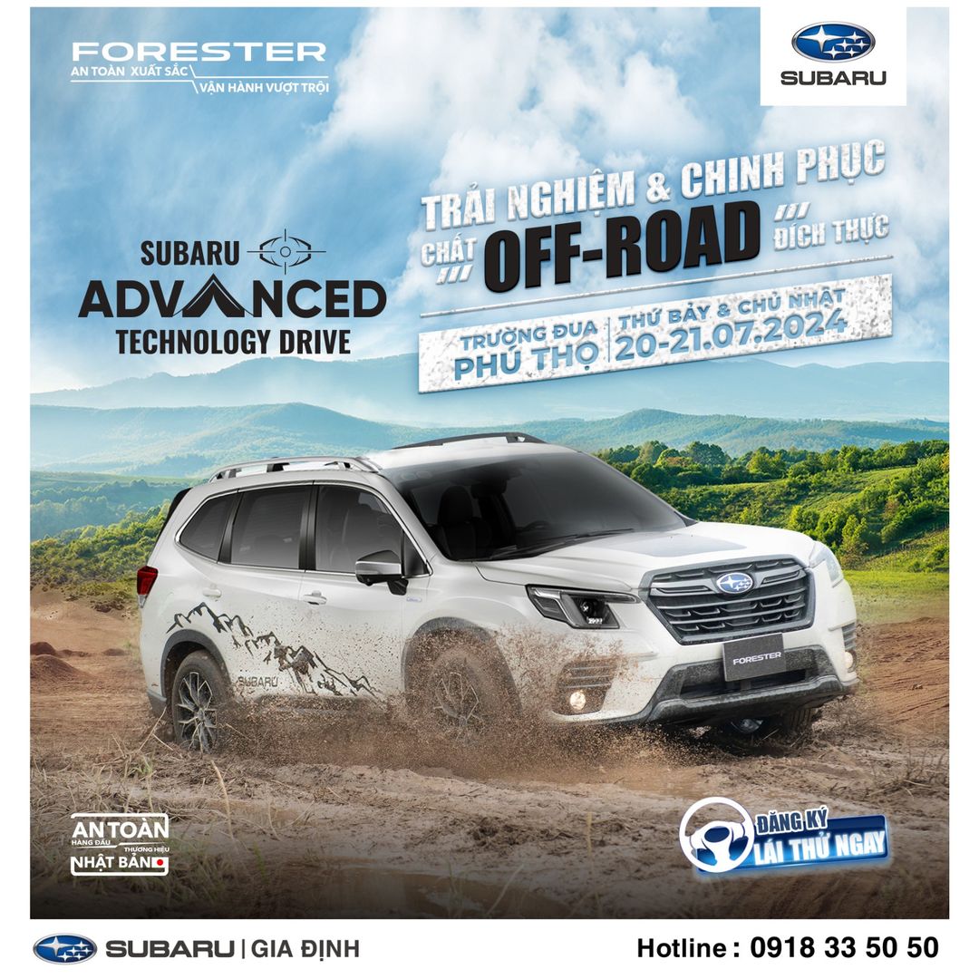 Subaru Gia Định 4S - Quận 12 - 0918 33 50 50