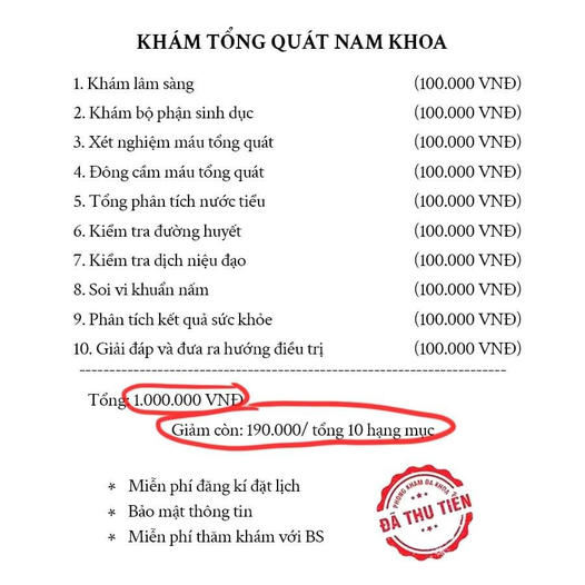 Phòng Khám Chuyên Nam Khoa Bác Sĩ Minh Võ TP.HCM