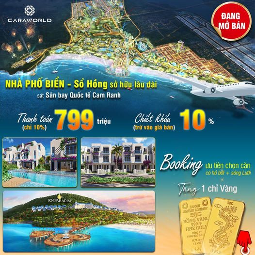 Nhà Phố ven Biển CAM RANH - Sở hữu lâu dài Duy Nhất