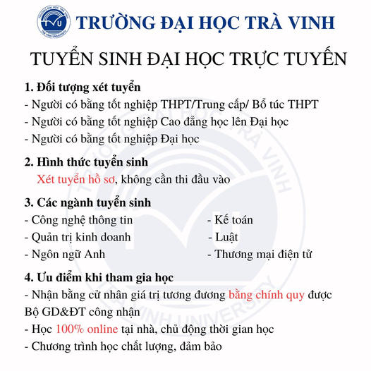 Chương Trình Đại Học Từ Xa - TVU