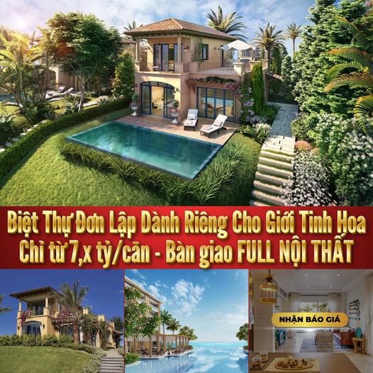 Biệt thự mặt tiền biển Cam Ranh