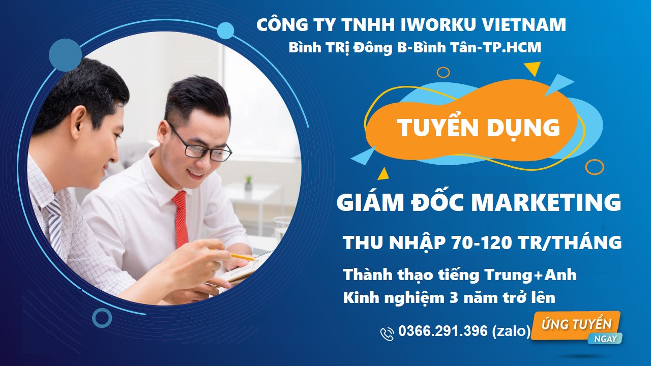 Tuyển Giám Đốc Marketing