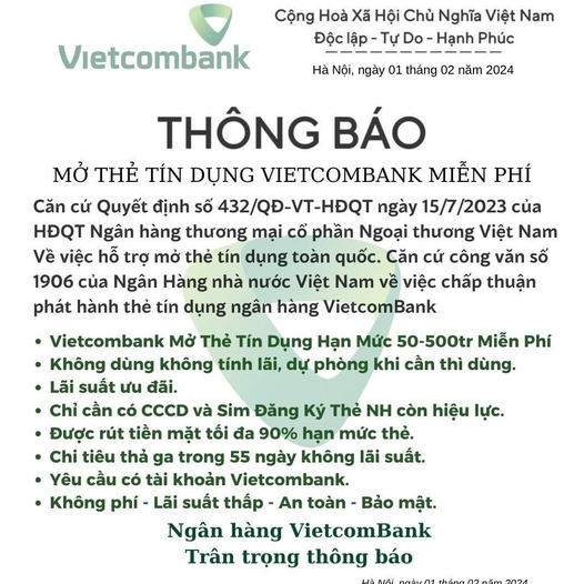 NH TMCP - Ngoại Thương Việt Nam - VCB