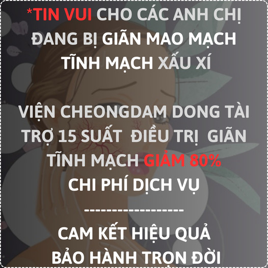 Viện phục hồi giãn tĩnh mạch - Cheongdam dong.