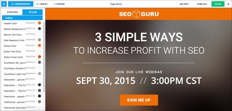 Increase Signups with This Modern Webinar Registration Page