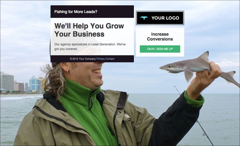 Man with Shark