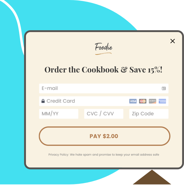 Leadpages checkout forms