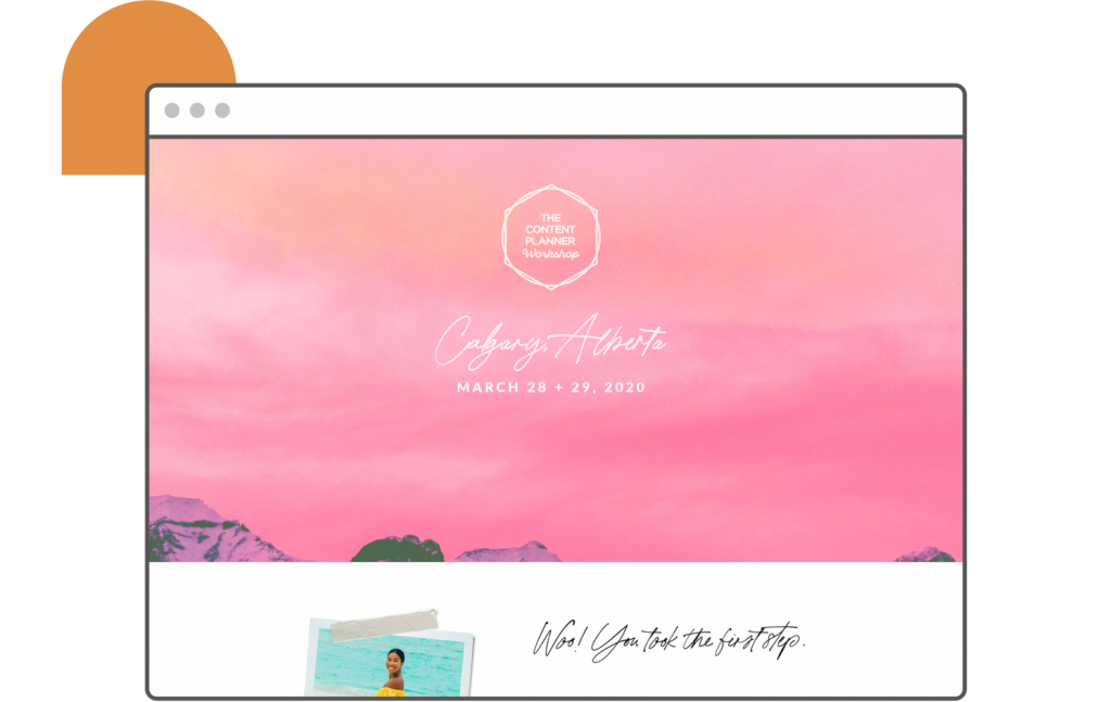 kat gaskin landing page the content planner