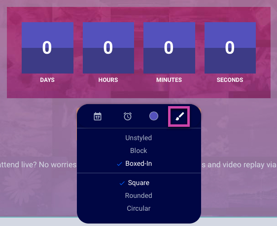 The countdown widget – Leadpages Knowledge Base