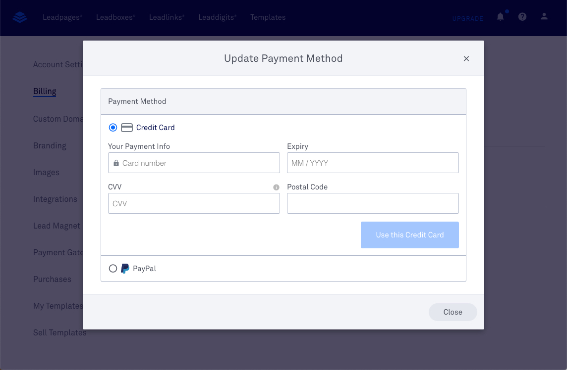 access billing timer