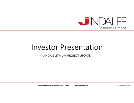ASX:JLL - Investor Presentation