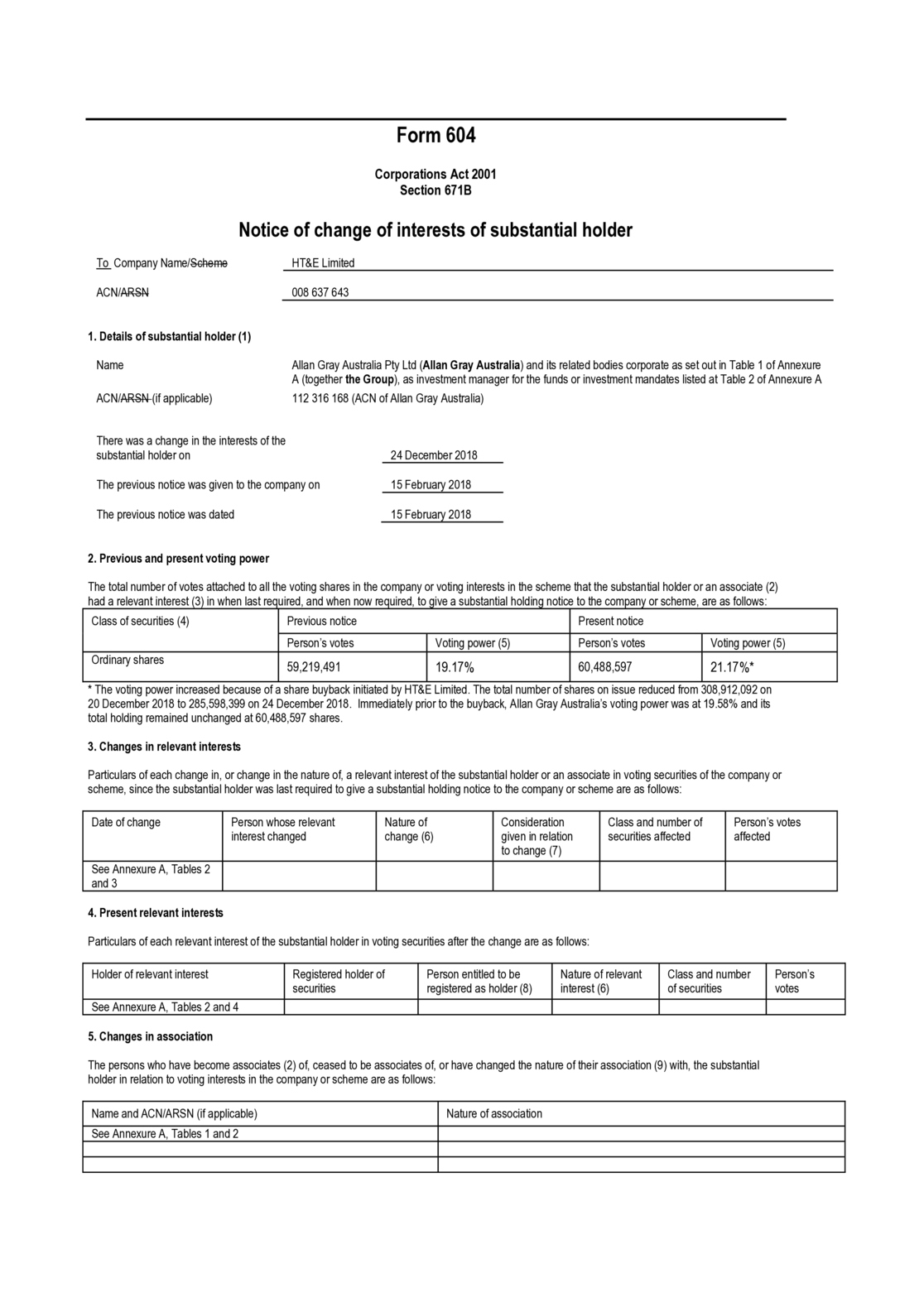 ASX:A1N - Change in substantial holding