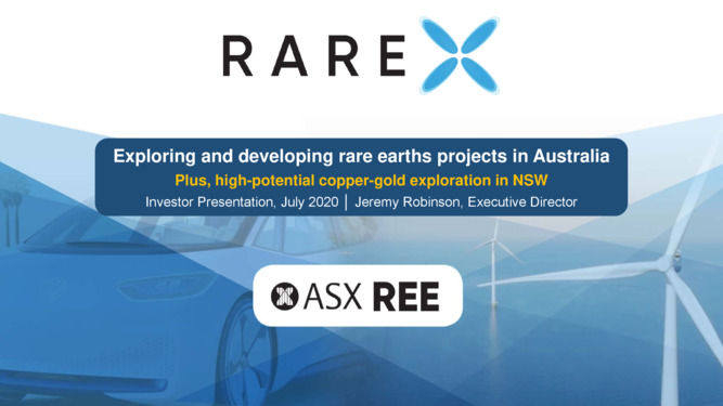 ASX:REE - RareX Investor Presentation