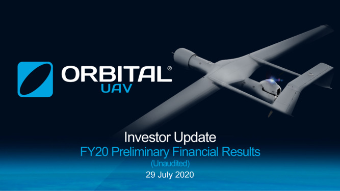 ASX:OEC - OEC Investor Update - FY20 Preliminary Financial Results