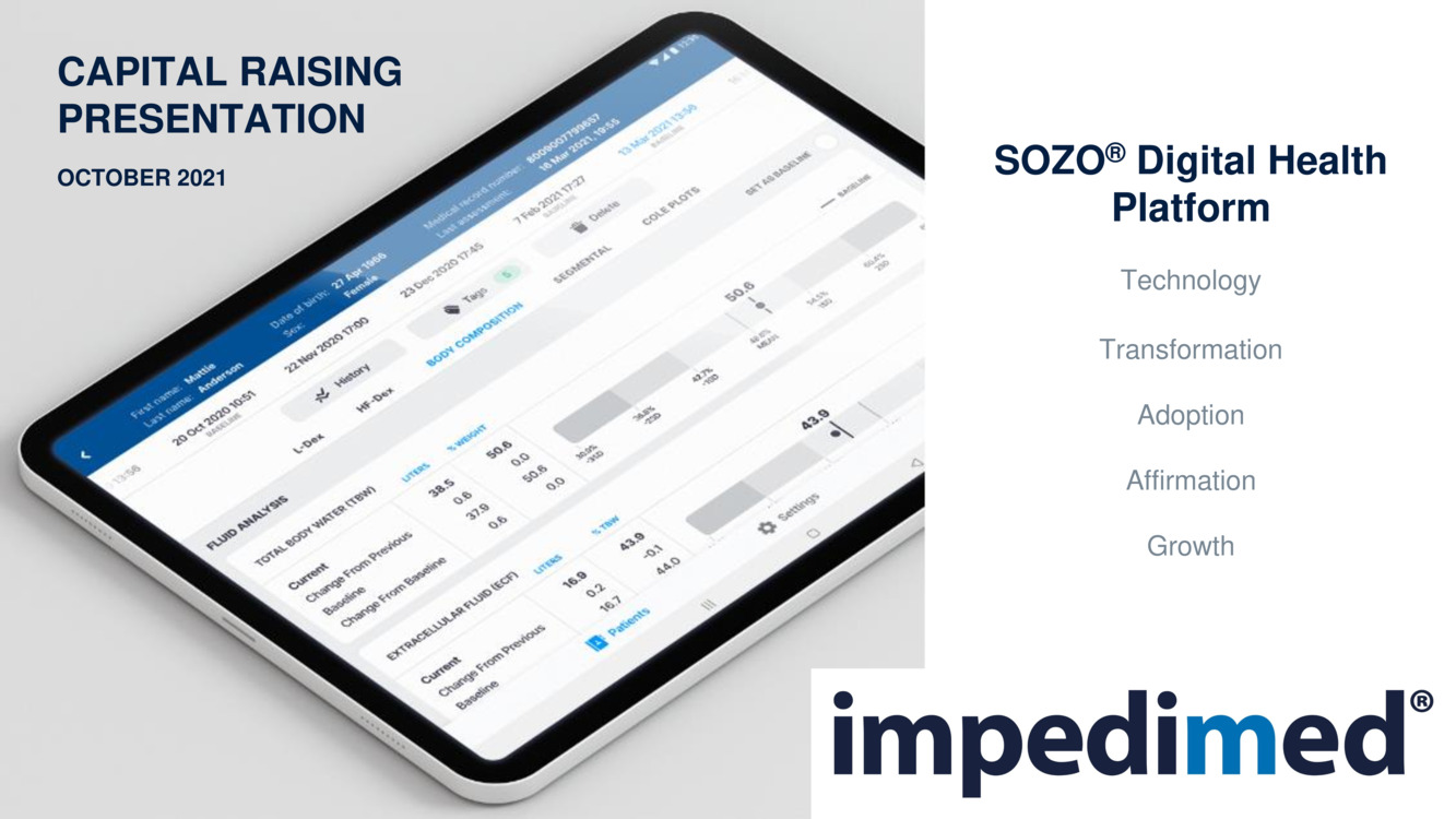 ASX:IPD - Capital Raising Presentation