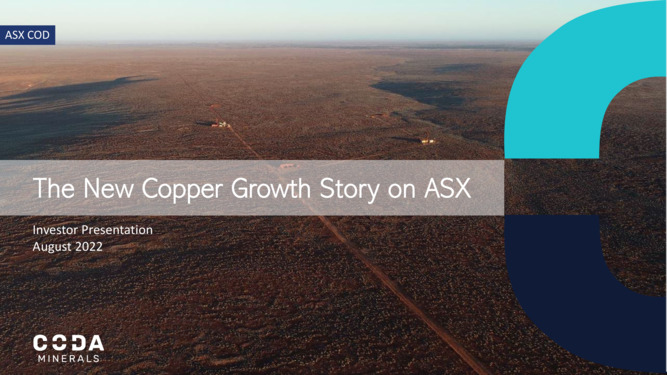 ASX:COD - Investor Presentation - August 2022