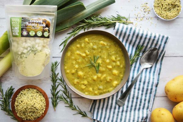 LeafSide Creamy Potato Leek Soup