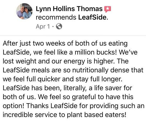 Lynn-T LeafSide Testimonial