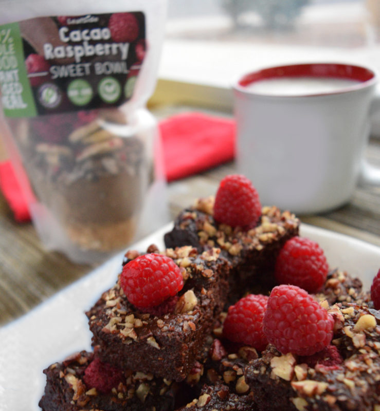 Cacao Raspberry Fudgy Brownies