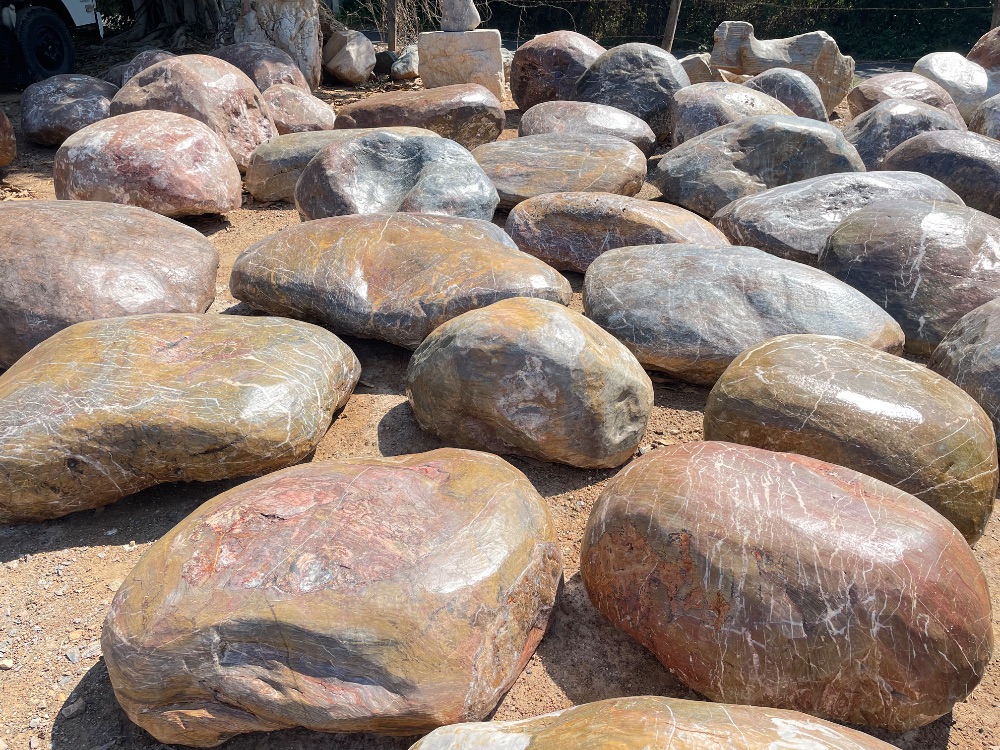 หินหลังเต่าธรรมชาติ 4