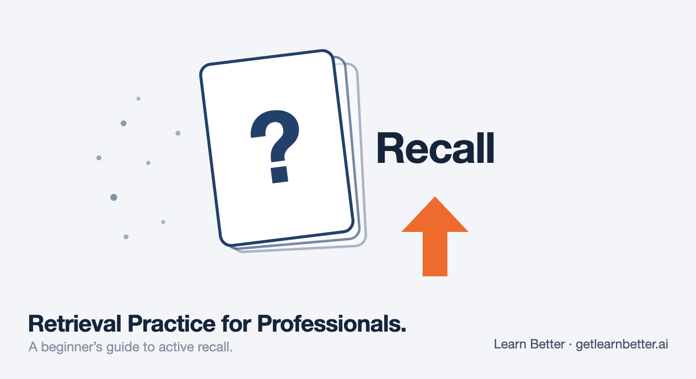 Retrieval Practice for Professionals