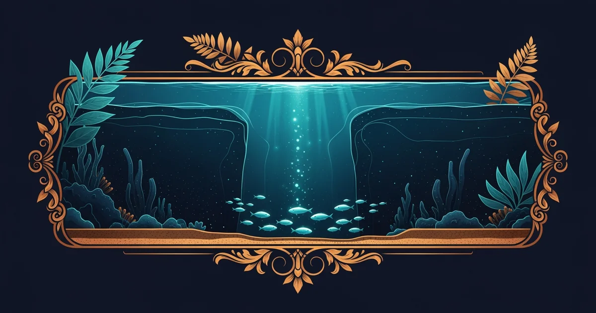 Ocean depth zones.