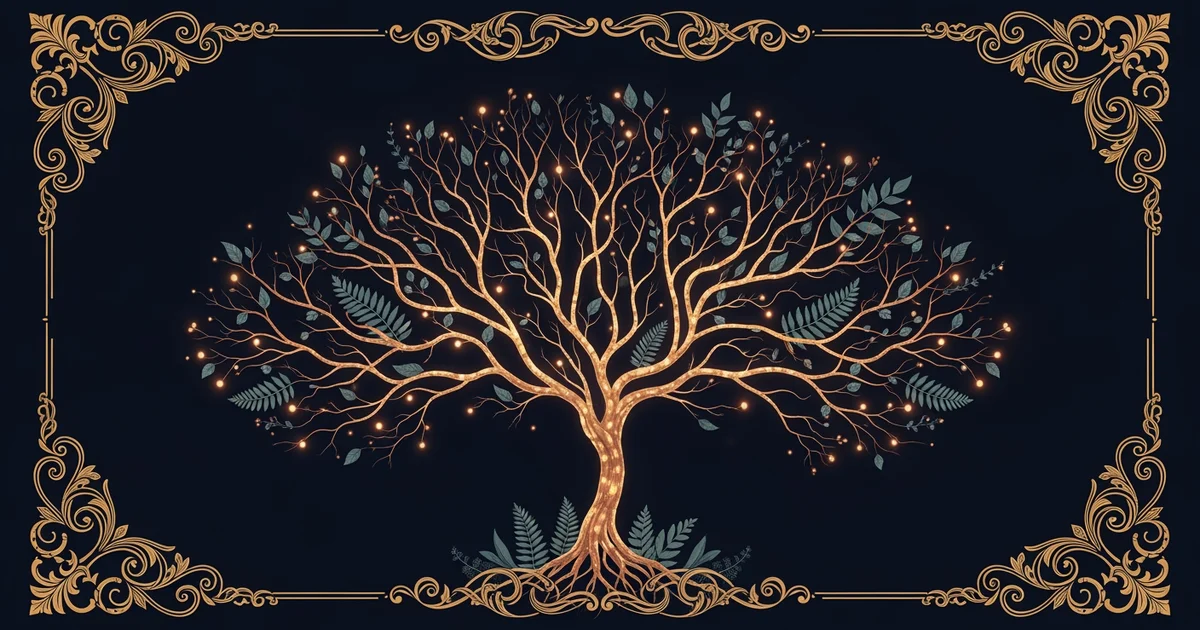 A glowing network of interconnected neural pathways.