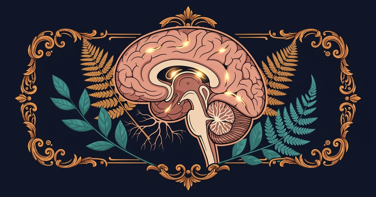 A glowing synaptic gap in a neural network.