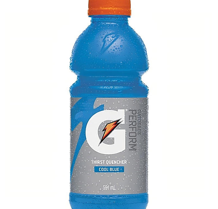 Gatorade bleu