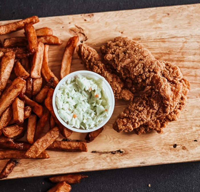 Repas de filets de poulet croustillants